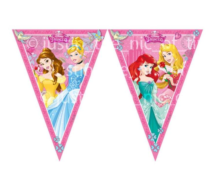 Prenses Dreaming Üçgen Bayrak