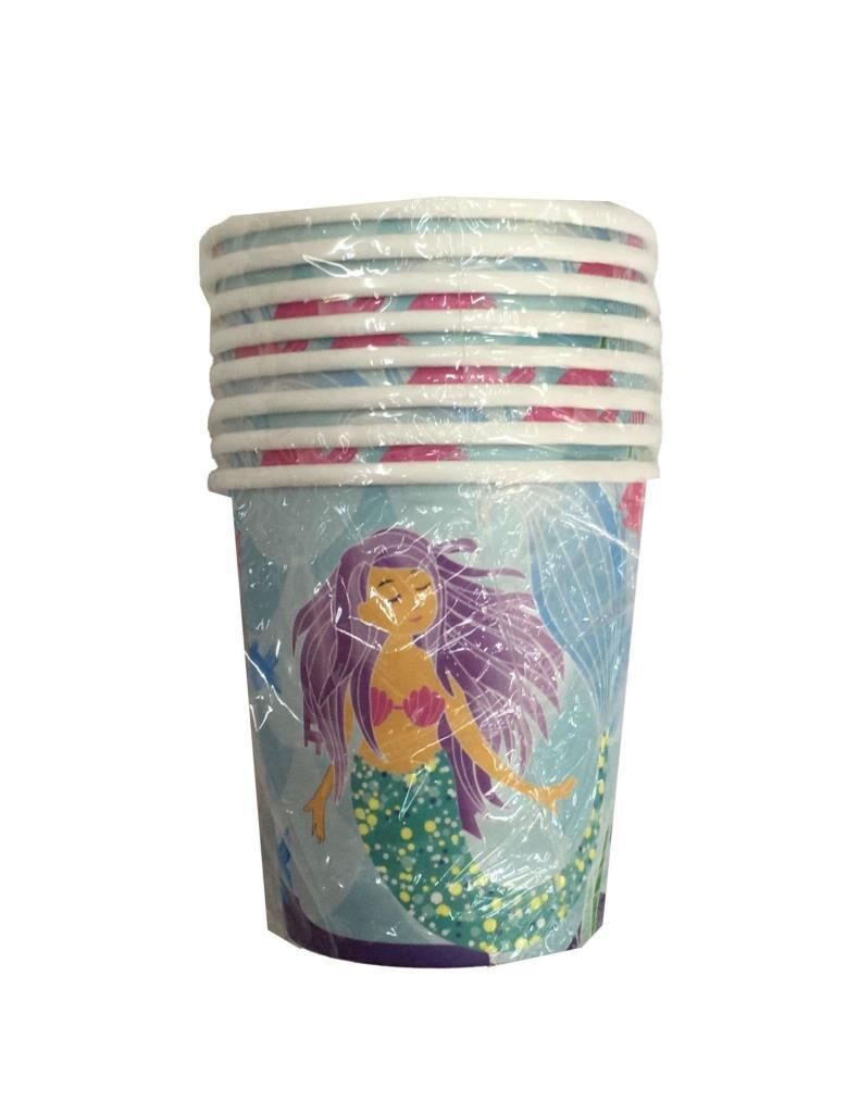 DENİZ KIZI KARTON BARDAK 8 Lİ