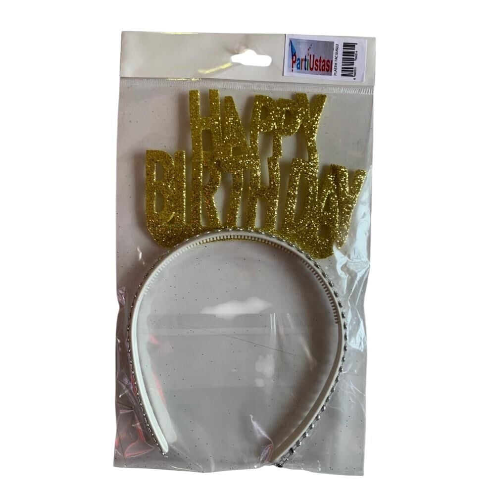 HAPPY BİRTHDAY SİMLİ EVA TAÇ GOLD