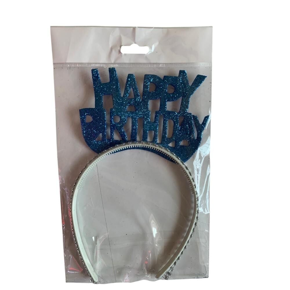 HAPPY BİRTHDAY SİMLİ EVA TAÇ MAVİ