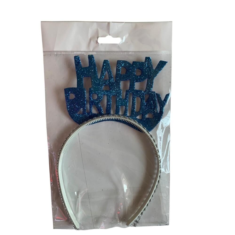 HAPPY BİRTHDAY SİMLİ EVA TAÇ MAVİ