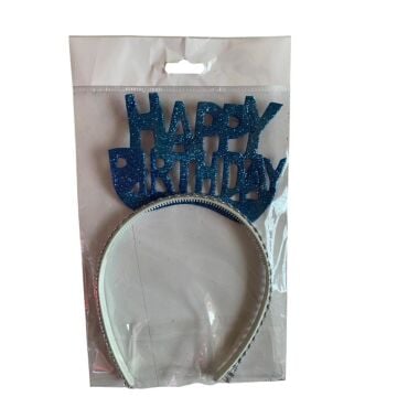 HAPPY BİRTHDAY SİMLİ EVA TAÇ MAVİ