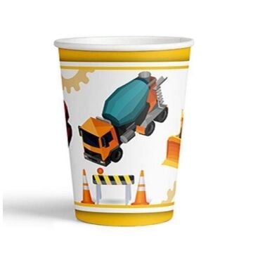 İNŞAAT KARTON BARDAK 8 Lİ