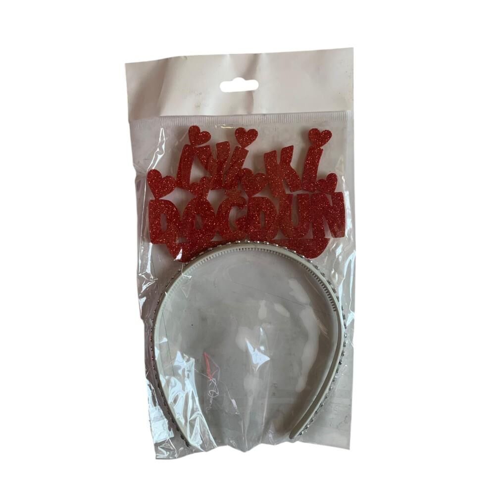 İYİKİ DOĞDUN SİMLİ EVA TAÇ KIRMIZI