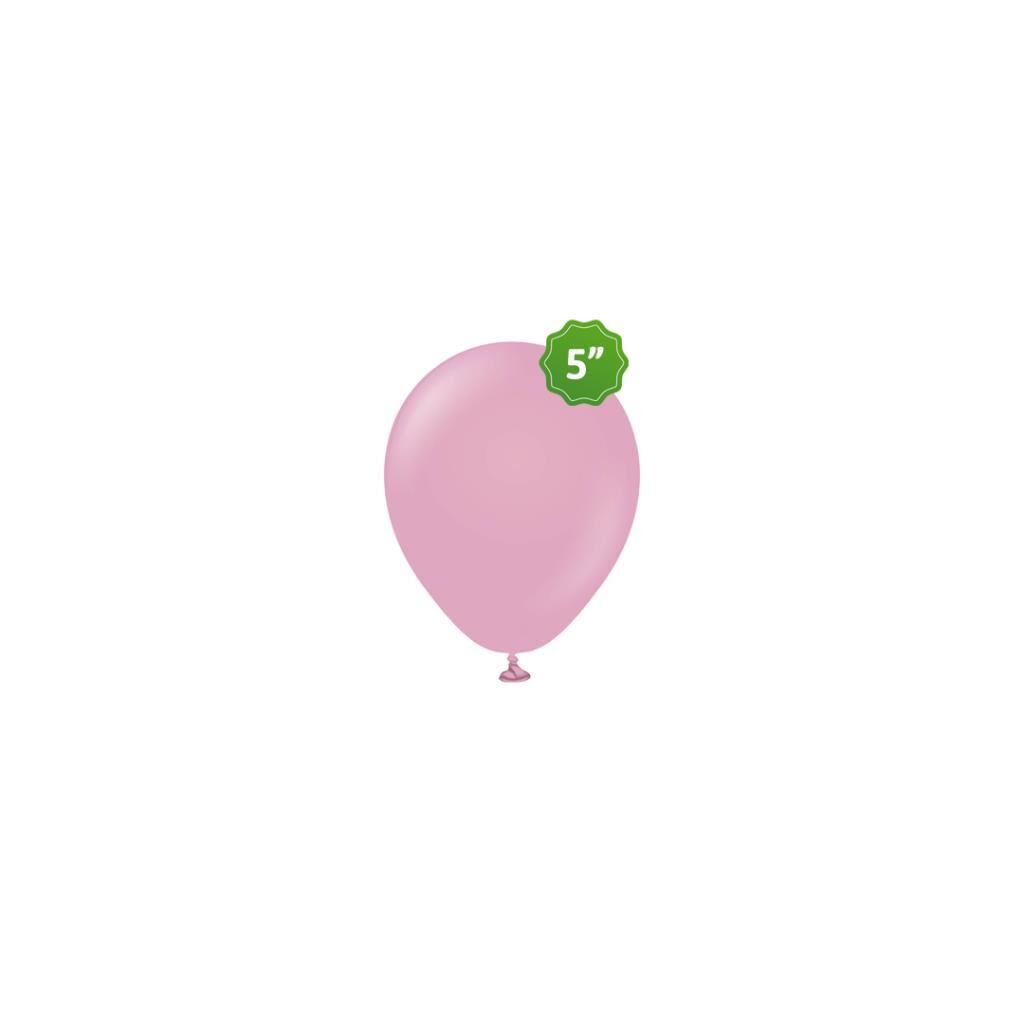 5'' RETRO BALON TOZ PEMBE
