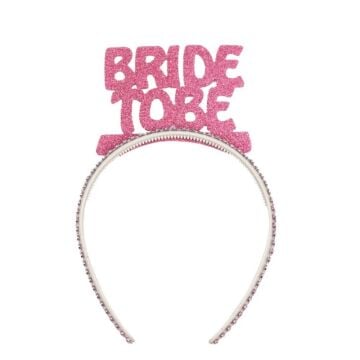 BRİDE TO BE SİMLİ EVA TAÇ PEMBE