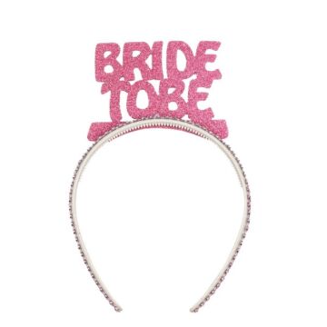 BRİDE TO BE SİMLİ EVA TAÇ PEMBE