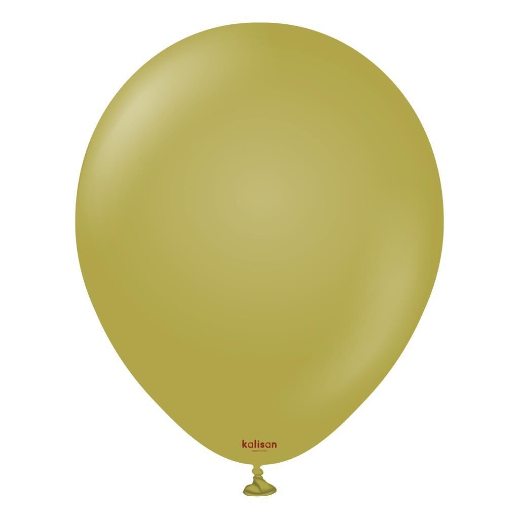 12'' RETRO BALON ZEYTİN (H.G.)