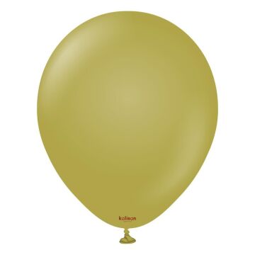 12'' RETRO BALON ZEYTİN (H.G.)
