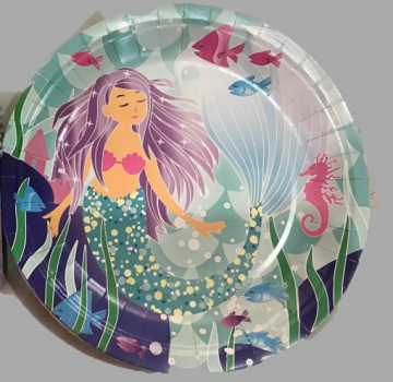 DENİZ KIZI KARTON TABAK 8 Lİ