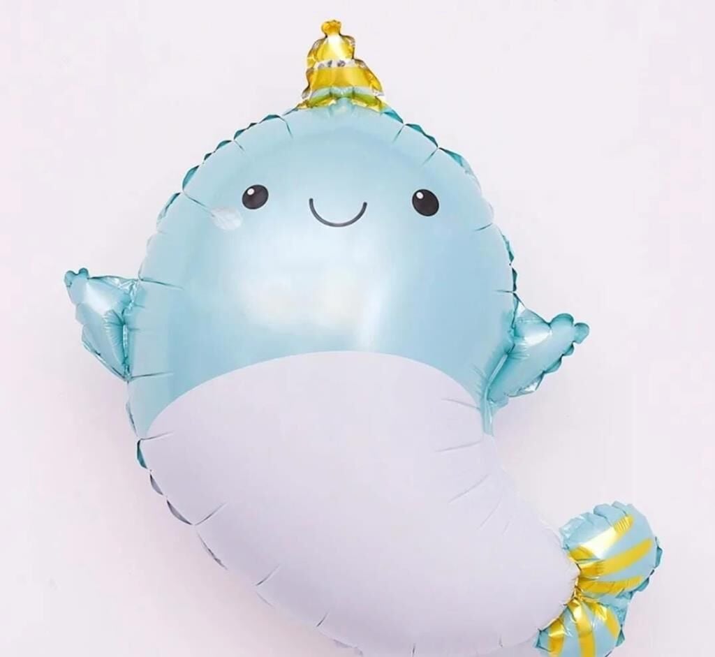 MAVİ BABY SHARK FOLYO BALON