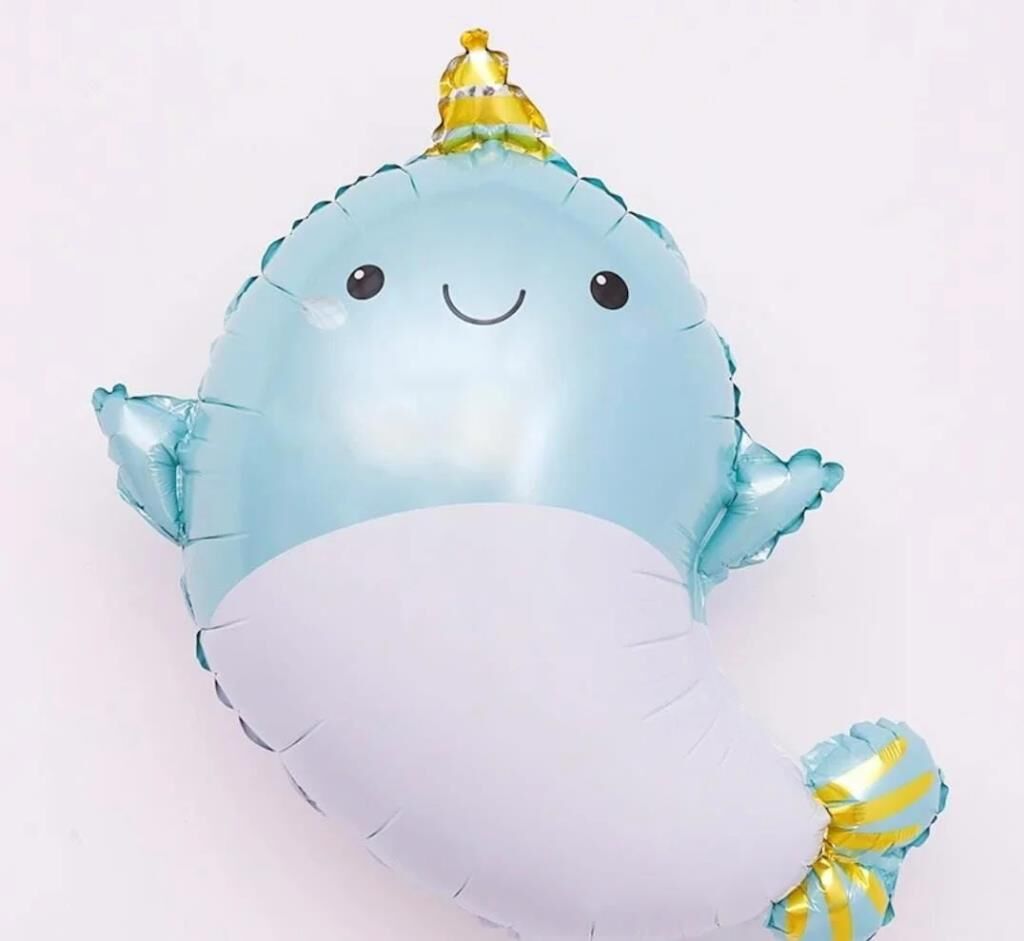 MAVİ BABY SHARK FOLYO BALON