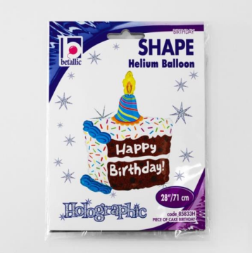 PİECE OF CAKE BİRTHDAY (28'' C) (PAKETLİ)