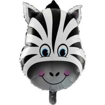 ZEBRA HEAD FOLYO BALON