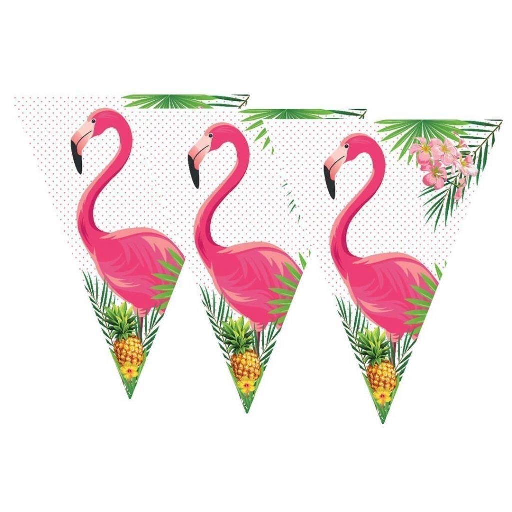 FLAMİNGO BEBEK ÜÇGEN FLAMA