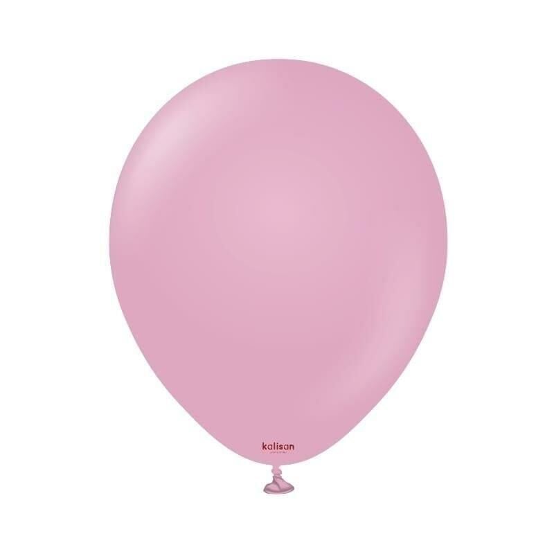 12'' RETRO BALON TOZ PEMBE (H.G.)