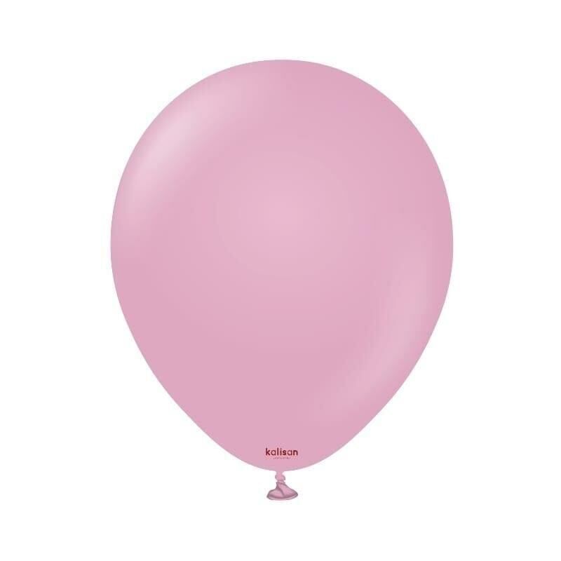 12'' RETRO BALON TOZ PEMBE (H.G.)