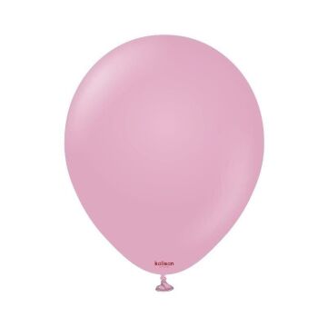 12'' RETRO BALON TOZ PEMBE (H.G.)