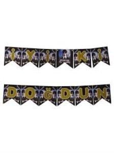 WEDNESDAY BASKILI İYİ Kİ DOĞDUN BANNER