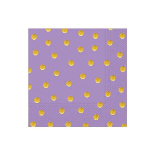 PUANTİYELİ DÜŞLER LİLA PEÇETE