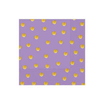 PUANTİYELİ DÜŞLER LİLA PEÇETE