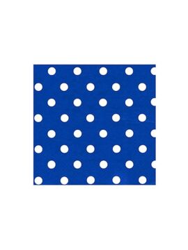 BEYAZ PUANTİYELİ MAVİ KAĞIT PEÇETE