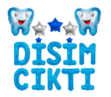 Dişim Çıktı Mavi Folyo Set