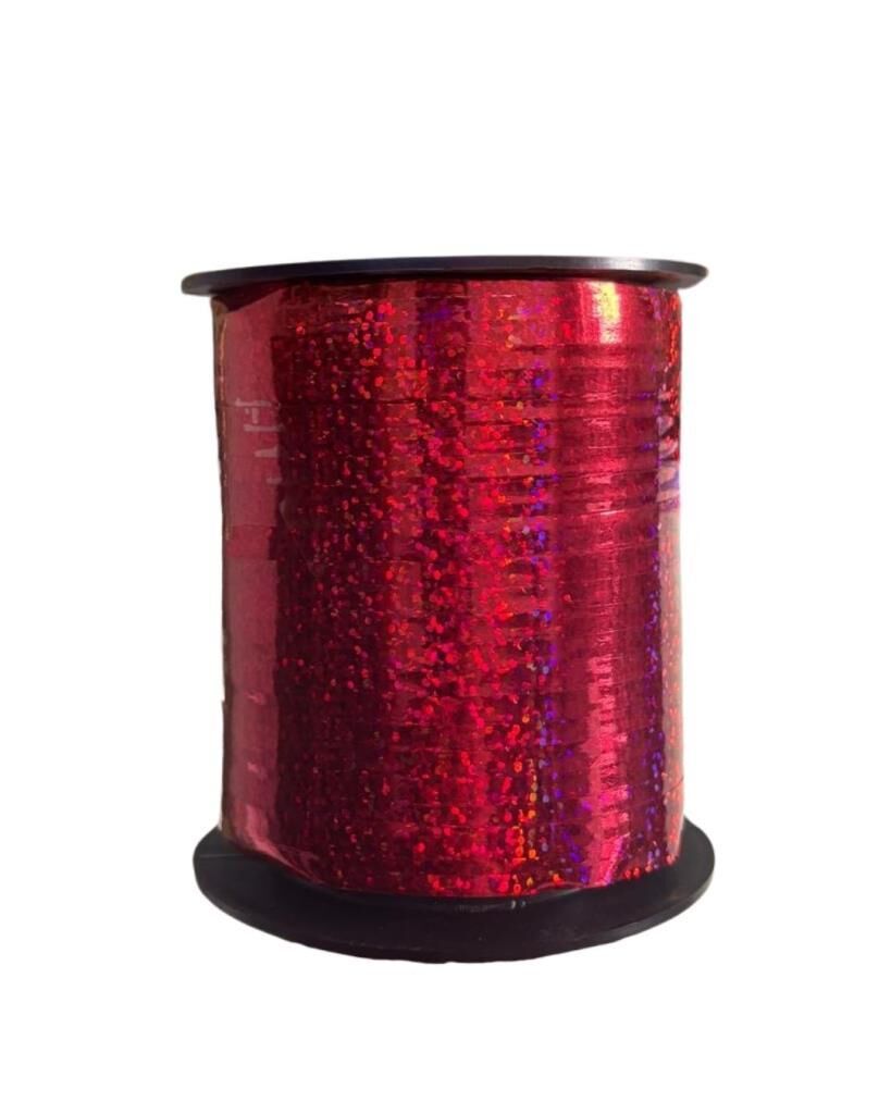 200 MT HOLOGRAMLI KIRMIZI RAFYA