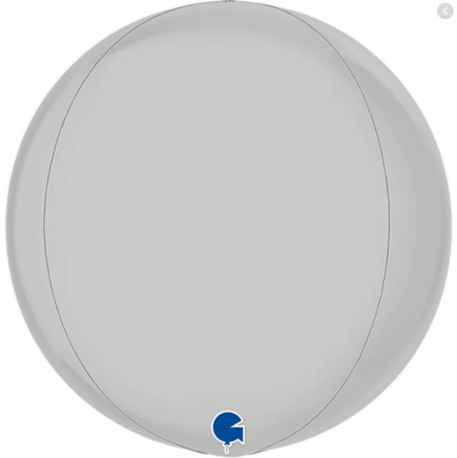 15'' GLOBE SATIN WHITE - 4D