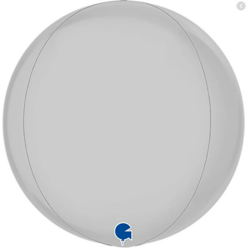 15'' GLOBE SATIN WHITE - 4D