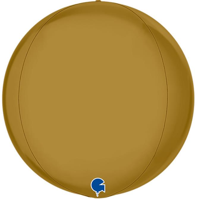 15'' GLOBE SATIN GOLD - 4D