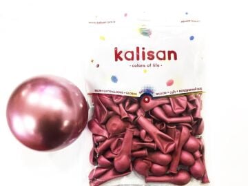 5'' PEMBE KROM METALİK ( 100 LÜ )