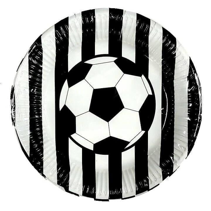 SİYAH-BEYAZ TARAFTAR BASKILI KARTON TABAK 8 Lİ