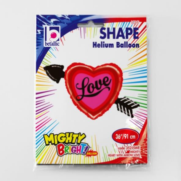 MİGHTY HEART WİTH ARROW LOVE (36''MBD) (PAKETLİ)