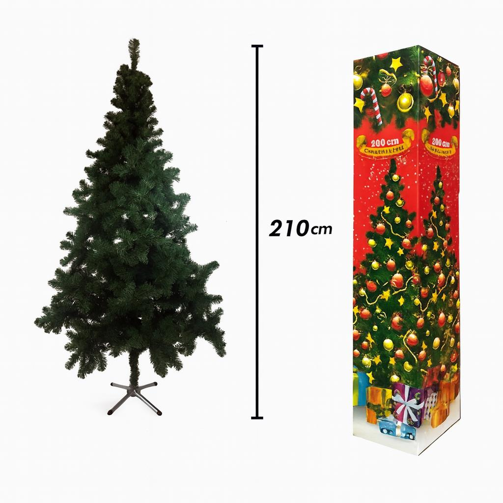 YILBAŞI ÇAM AĞACI 210 CM - YEŞİL