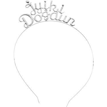 METAL TAŞLI TAÇ İYİ Kİ DOĞDUN GÜMÜŞ