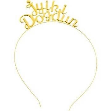 METAL TAŞLI TAÇ İYİ Kİ DOĞDUN GOLD