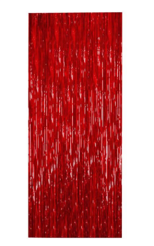 DUVAR SÜSLEME FONU KIRMIZI 100*220 CM