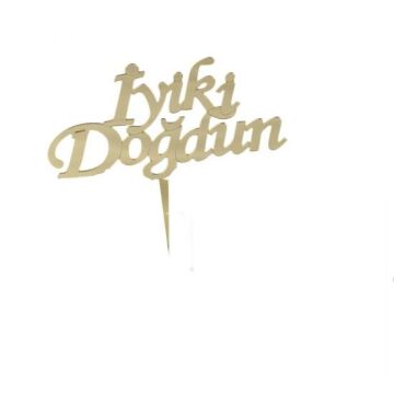 PLEKSİ PASTA SÜS