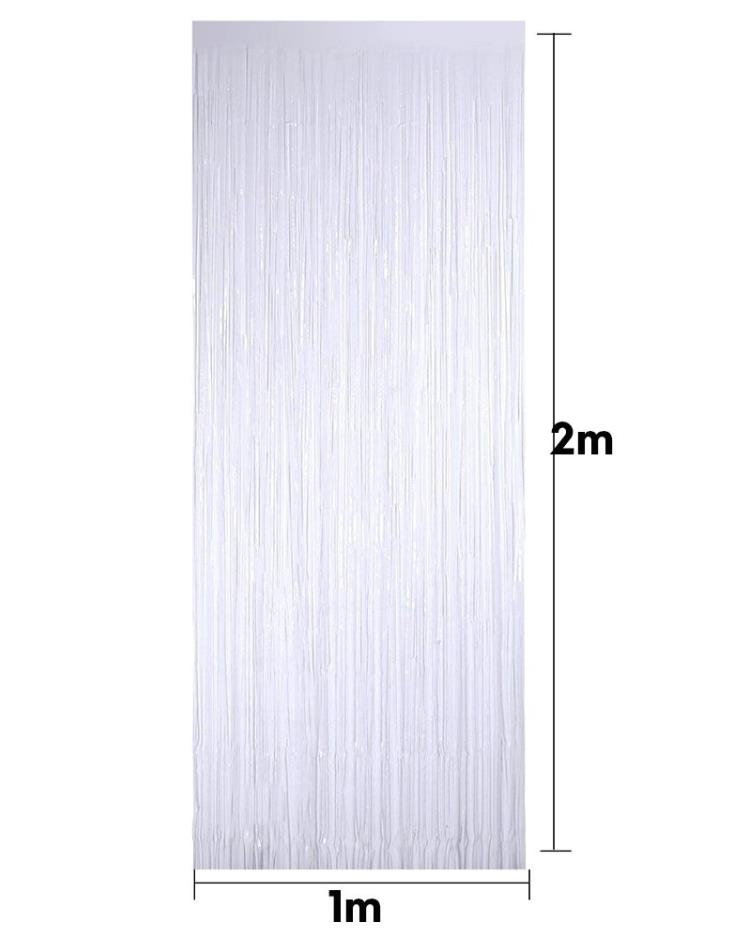 DUVAR SÜSLEME FONU BEYAZ 100*220 CM