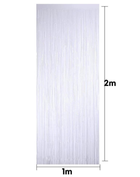 DUVAR SÜSLEME FONU BEYAZ 100*220 CM