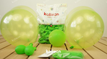 12'' SÜPER ŞEFFAF YEŞİL BALON