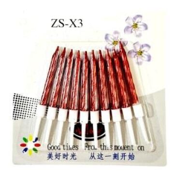 BURGULU KIRMIZI METALİK MUM