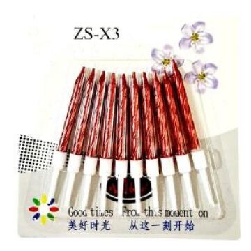 BURGULU KIRMIZI METALİK MUM