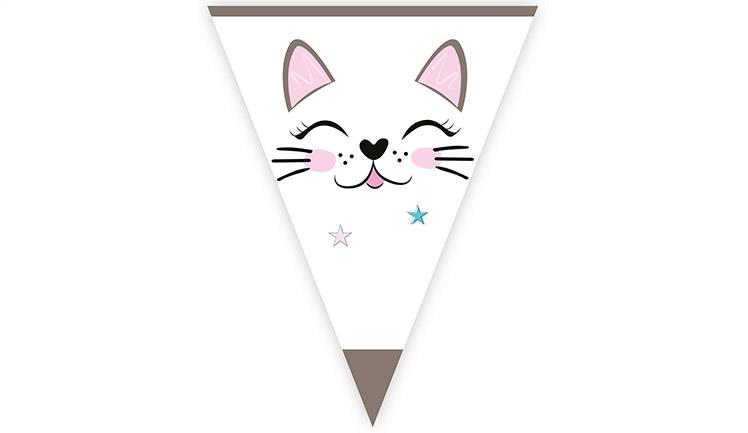 MISS CAT ÜÇGEN BAYRAK