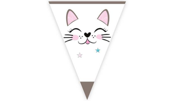 MISS CAT ÜÇGEN BAYRAK