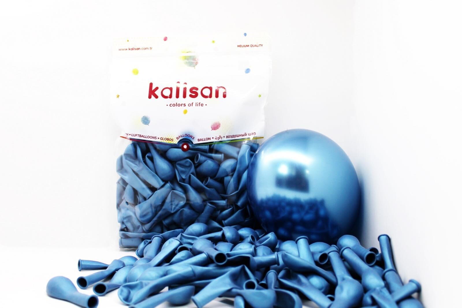 5'' MAVİ KROM METALİK ( 100 LÜ )