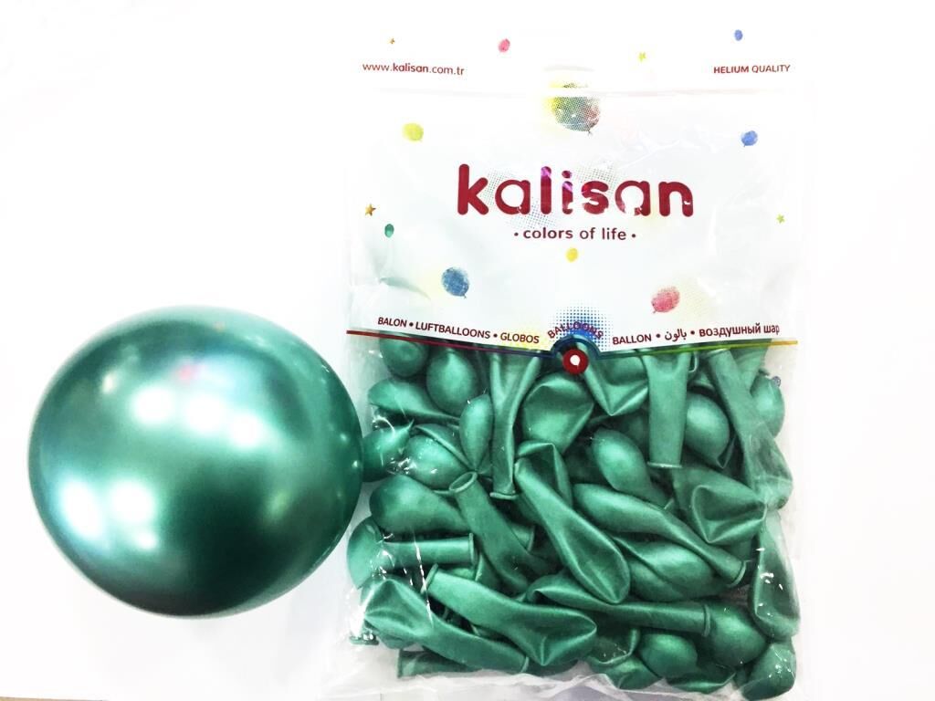 5'' YEŞİL KROM METALİK ( 100 LÜ )