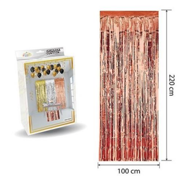 DUVAR SÜSLEME FONU ROSE GOLD 100*220 CM