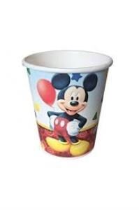 MİCKEY MOUSE KARTON BARDAK 8 Lİ